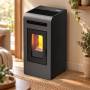 Cayenne - Stufa a pellet da 12.3 Kw grigio