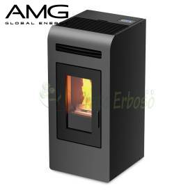 Cayenne - 12,3 kW Pelletofen, grau