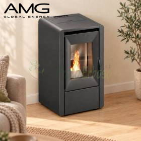 Poêle à granulés noir Smart - 7,0 kW