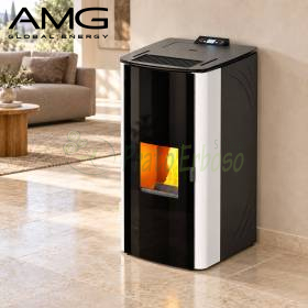 Idro DD - 18.0 kW white pellet stove