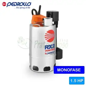 RXm 5/40 - GM - Pompe électrique monophasée VORTEX 1,5 HP pour eaux