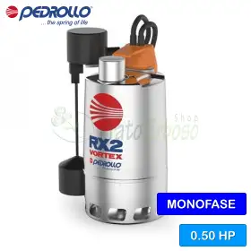 RXm 2 - GM (10m) - 0,50 CP electropompa monofazata pentru apa curata RXm 2 - GM (10m) - 0,50 CP electropompa monofazata pentru apa curata