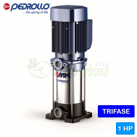 Pompe électrique verticale multicellulaire triphasée MK 3/3 - 1 CV Pedrollo - 1