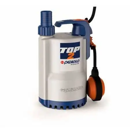 TOP 2 (5m) - 0.50 HP clear water drainage electric pump Pedrollo - 1