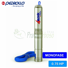 Pompe électrique submersible monophasée 4BLOCKm 2/10 (20 m) - 0,75 CV