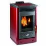 Dafne 65 - 5.5 Kw Bordeaux Pellet Stove