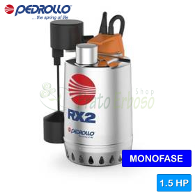 Elettropompa sommersa RXm 5 - GM 1.5 HP in acciaio inox