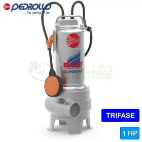 BC 10/50-ST - Pompe électrique triphasée à DEUX CANAUX 1 CV pour eaux