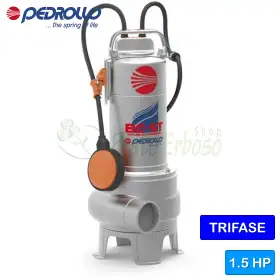 BC 15/50-ST - 1,5 CP electropompa trifazata CU DOUA CANALE pentru apa