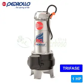BC 10/50 (5m) - Pompe électrique à DEUX CANAUX pour eaux usées