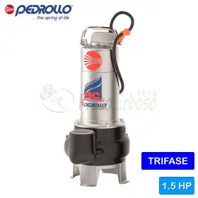 BC 15/50 - Electrobomba BICOCANAL para aguas residuales trifásicas, 1,5 BC 15/50 - Electrobomba BICOCANAL para aguas residuales trifásicas, 1,5