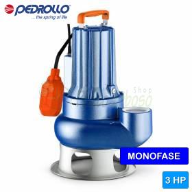 VXCm 30/50 - 3 PS einphasige VORTEX-Elektropumpe für Abwasser Pedrollo - 1 VXCm 30/50 - 3 PS einphasige VORTEX-Elektropumpe für Abwasser Pedrollo - 1