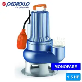 VXCm 15/65 - pompë elektrike njëfazore VORTEX 1,5 HP për ujërat e zeza Pedrollo - 1 VXCm 15/65 - pompë elektrike njëfazore VORTEX 1,5 HP për ujërat e zeza Pedrollo - 1