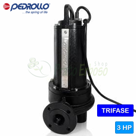 TR 2.2 - Electrobomba sumergible con triturador trifásico de 3 HP Pedrollo - 1