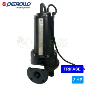 TR 2.2 - Electropompa submersibila cu tocator trifazat de 3 CP Pedrollo - 1