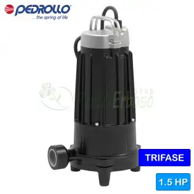 TR 1.1 - Elettropompa sommergibile con trituratore trifase da 1.5 HP Pedrollo - 1