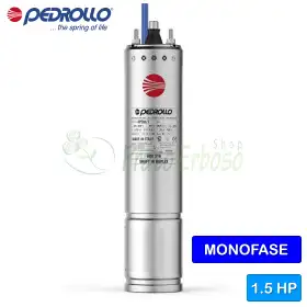 Moteur rebobinable monophasé 4PDm/1.5 - 4" 1.5 HP Pedrollo - 1