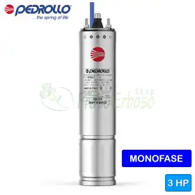 4PDm/3 - Motore riavvolgibile 4" da 3 HP monofase
