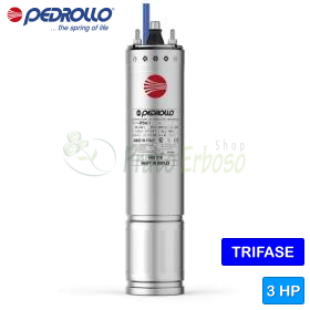 4PD/3 - 4" 3 HP three-phase 400 V rewindable motor