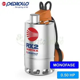 RXm 2/20 (5m) - Pompe électrique monophasée VORTEX 0,50 HP pour eaux