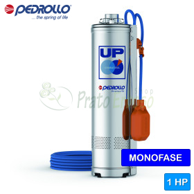 UPm 2/4-GE (10m) - Pompe électrique submersible monophasée avec flotteur 1 HP Pedrollo - 1