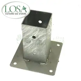 4 portapilastri de vidrio para marco polo 9 cm