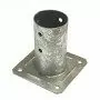 PRTPLSTR8 - 4 portapilastri a bicchiere per palo tondo 8 cm