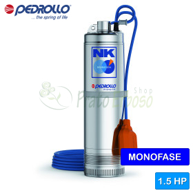 NKm 8/3-GE (10m) - Single-phase submersible electric pump with float switch 1.5 HP Pedrollo - 1