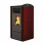 Lory - Stufa a pellet da 9.5 Kw rosso