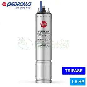 4PD/1.5 - Motor rebobinable 4" 1,5 CV trifásico 230 V Pedrollo - 1
