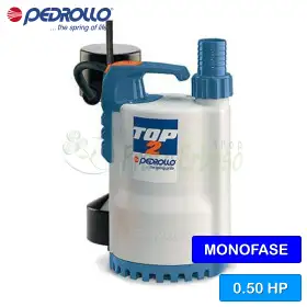 TOP 2 - GM (10m) - Elettropompa da drenaggio per acque chiare da 0.50 HP Pedrollo - 1