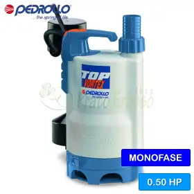 TOP 2 - VORTEX/GM (10m) - Pompe électrique de drainage des eaux usées 0,50 CV Pedrollo - 1