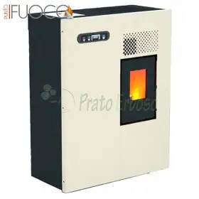 Camilla - 4.6 kW ivory pellet stove