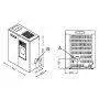 Camilla - 4.6 kW ivory pellet stove Punto Fuoco - 3