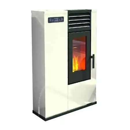 Susy – 7,5 kW Pelletofen in Elfenbeinfarbe Punto Fuoco - 1