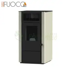 Dora - Estufa de pellets marfil de 9,5 kw Punto Fuoco - 1
