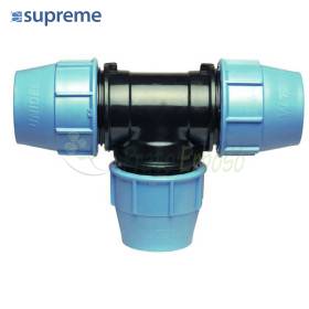 S080040040 - Tee në 90 gradë për të compression 40 x 40 x 40