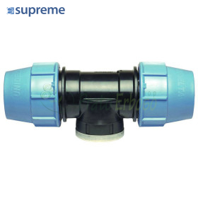 S085032034 - Tee a 90 gradi a compressione 32 x 3/4" x 32