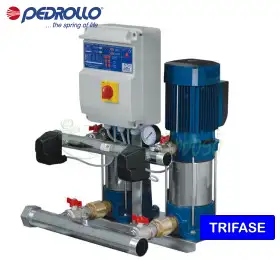 CB2 - MK 5/8 - 2x3 HP three-phase pressure group Pedrollo - 1