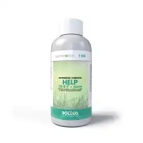 Ayuda 10-5-7 + micro - Fertilizante líquido para césped 1 kg