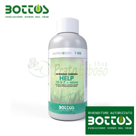 Help 10-5-7 + micro - Concime liquido per prato da 1 kg Bottos - 1