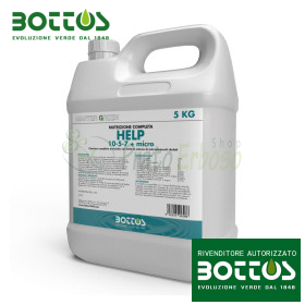 Help 10-5-7 + micro - Concime liquido per prato da 5 kg Bottos - 1