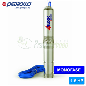 4BLOCKm 4/13 (30m) - Pompe électrique submersible monophasée 1,5 CV Pedrollo - 1