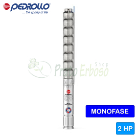 4HRm 10/10 - PD - Elettropompa sommersa monofase da 2 HP Pedrollo - 1