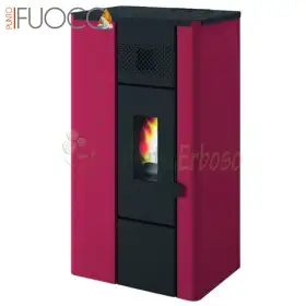Noa - Sobë me pelet të kuq 6,3 kW Punto Fuoco - 1