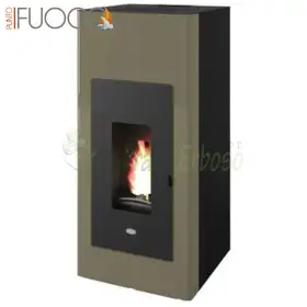 Ilaria Hydro - 17.5 Kw Tortora Pellet Stove Punto Fuoco - 1
