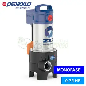 ZXm 2/40-GM (10m) - Elettropompa sommergibile VORTEX per acque sporche