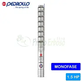 4HRm 14/6 - PD - Elettropompa sommersa monofase da 1.5 HP Pedrollo - 1