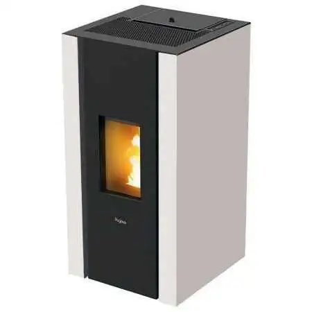 Sobë me pelet Elane 9,0 - 8,5 kW, e bardhë Pegaso - 1