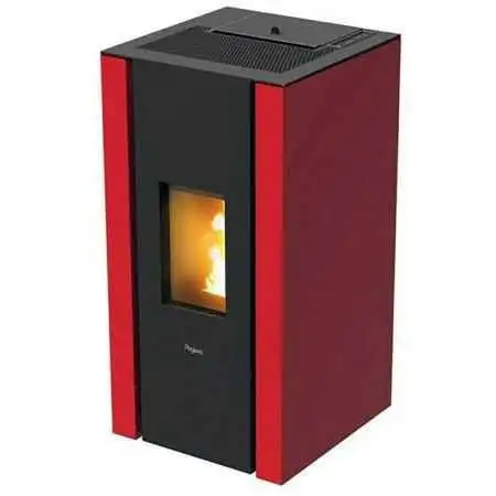 Elane 9.0 - 8.5 Kw red pellet stove Pegaso - 1